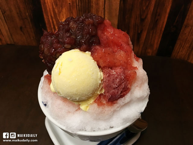 愛媛縣大洲市美食 カフェとことこ 草莓刨冰
