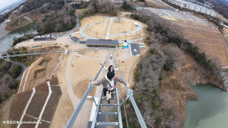大阪茨木景點 日本最長吊橋 Gravitate Osaka 刺激登橋體驗
